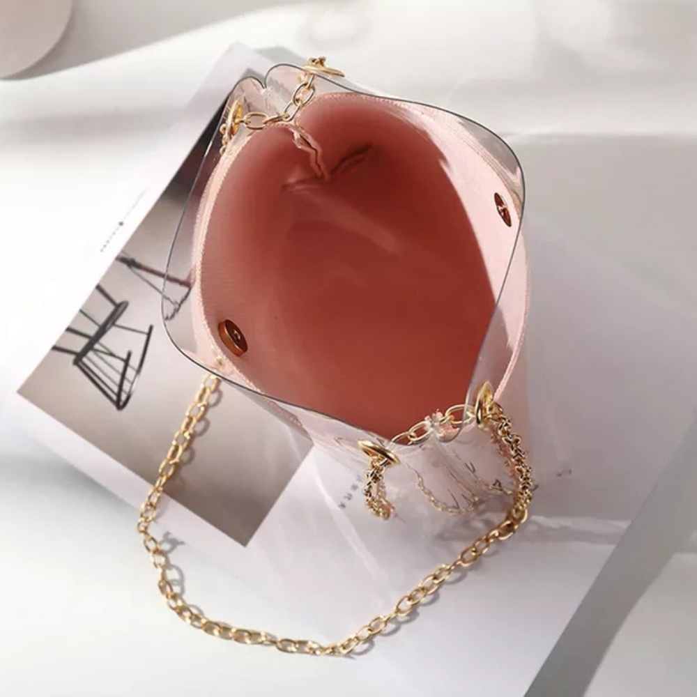 2 in 1 Transparent Clear Bag Crossbody - Picture 5 of 8